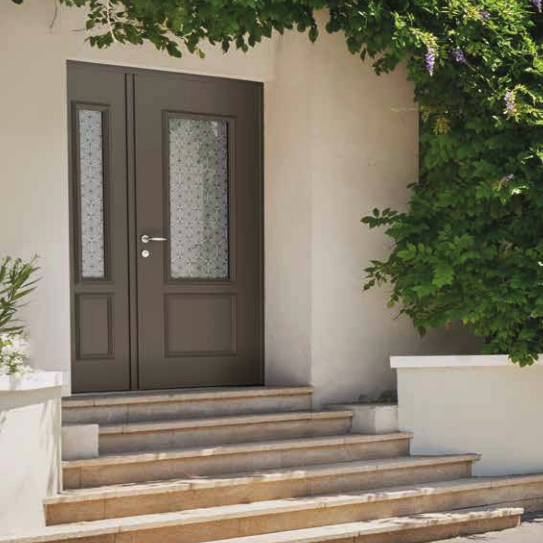 Porte d'entrée classique Aluminium Laon